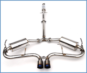 Invidia 05-06 Mini Cooper S 60mm (80mm tip) Titanium Tip Cat-back Exhaust *OVERSIZE SHIPPING*