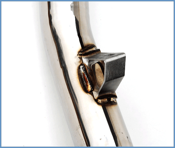 Invidia 02-07 WRX/STi Polished Divorced Waste Gate Downpipe with High Flow Cat