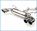 Invidia 08+ STi Hatch Dual Q300 Stainless Steel Tip Cat-back Exhaust-2