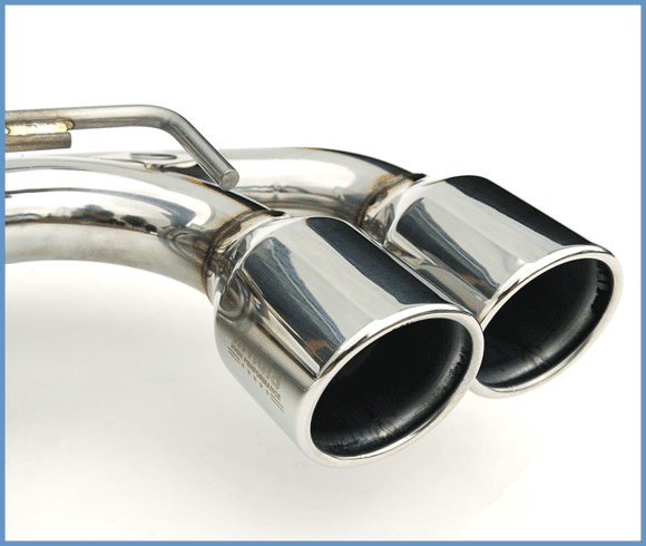 Invidia 08+ STi Hatch Dual Q300 Stainless Steel Tip Cat-back Exhaust