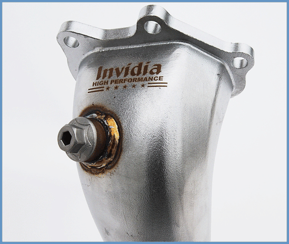 Invidia 08+ Subaru WRX/ 05-09 STI / 02 Legacy High Flow Cat Extra 02 Bung