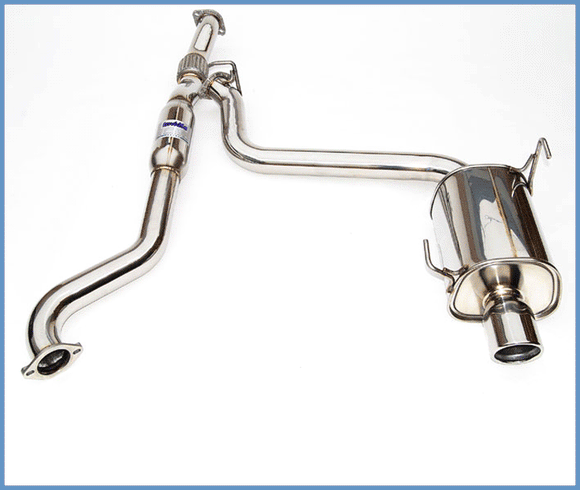 Invidia 08-09 WRX Sedan Q300 Single Stainless Steel Tip Cat-back Exhaust