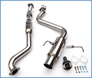 Invidia 08+ WRX Sedan 76mm (101mm tip) Single N1 SS Tip Cat-back Exhaust-1