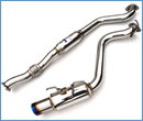 Invidia 08+ WRX Hatch 76mm REGULAR Titanium Tip Cat-back Exhaust-1