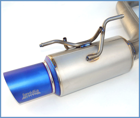 Invidia 08-14 WRX/STi 5 Door 80mm Single Outlet Full Titanium Cat-Back Exhaust