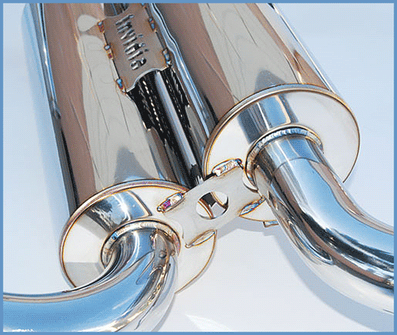 Invidia 09+ 370Z Gemini Rolled Titanium Tip Cat-back Exhaust