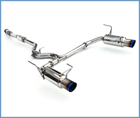 Invidia 10-12 Subaru Legacy GT Dual N1 Single Layer Titanium Tipped Cat-back Exhaust