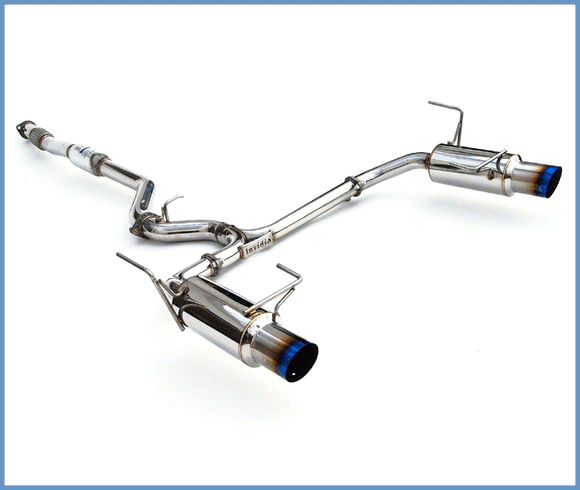 Invidia 10-12 Subaru Legacy GT Dual N1 Single Layer Titanium Tipped Cat-back Exhaust