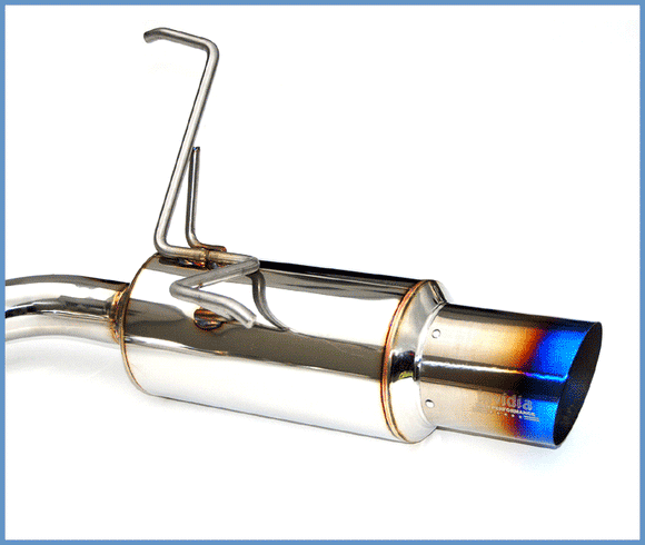 Invidia 08+ Subaru WRX/STI 4dr N1 Twin Outlet Single Layer Tip Titanium Cat-Back Exhaust