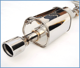 Invidia 12+ Honda Civic Si Sedan Q300 Rolled Stainless Steel Tip Cat-back Exhaust - 0