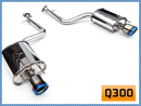Invidia 15+ Lexus IS200t Q300H Dual Titanium Tip Cat-back Exhaust-1