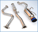 Invidia 92-99 Honda Civic EX/SI Models Only Coupe 60mm (101mm tip) Titanium Tip Cat-Back Exhaust-1