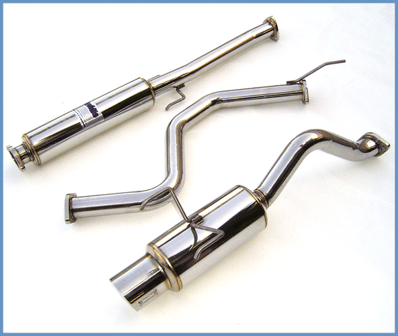 Invidia 92-95 Civic EF6 3DR 60mm (101mm tip) Cat-back Exhaust