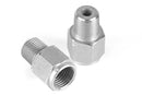 Haltech M10 x 1.0 to 1/8 BSPT Adaptor - Stainless Steel-1