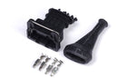 Haltech S3 Black Dual Channel Hall Effect Sensor 1/2in UNF (Incl Plug & Pins)-1
