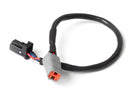 Haltech Elite CAN Cable DTM-4 to 8 Pin Black Tyco 1800mm (72in)-1