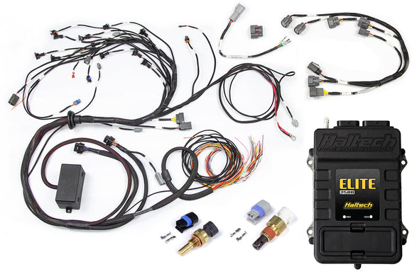 Haltech Elite 2500 Terminated Engine Harness ECU Kit w/ Late Ignition
