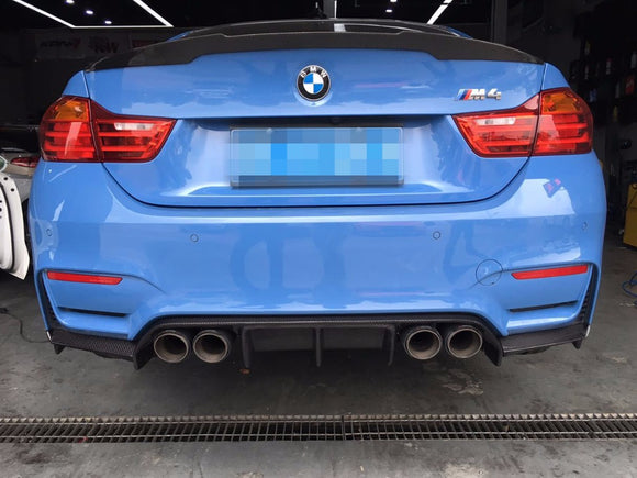 Carbon Fiber 3pc Rear Diffuser for BMW F80 M3 F82 F83 M4 2014 - 2019
