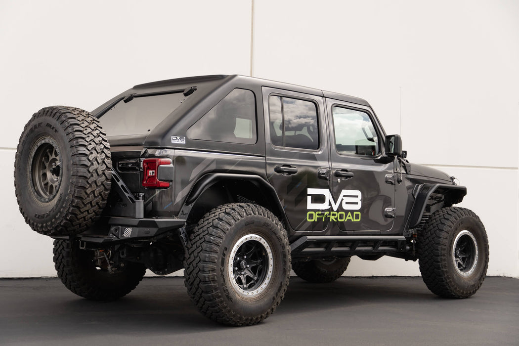 DV8 Offroad 2018+ Jeep Wrangler JL Razor Series Fastback Hard Top