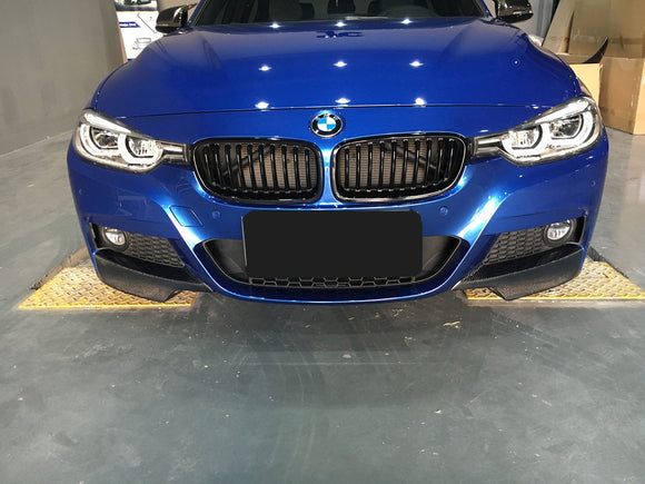 Carbon Fiber Front Splitter Apron for BMW F30 F31 318i 320i 328i 330i M Sport 2013-2018