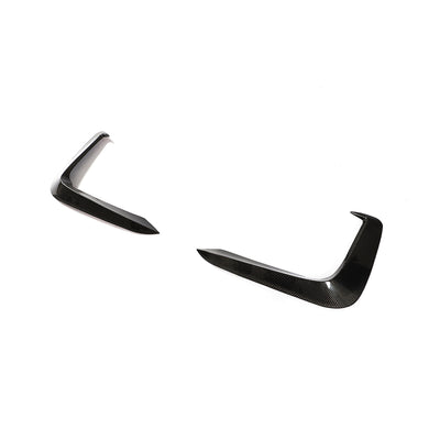Carbon Fiber Front Bumper Canards for Audi B9 A5 SLine S5 2017-2019 - 0