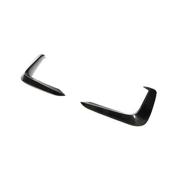Carbon Fiber Front Bumper Canards for Audi B9 A5 SLine S5 2017-2019