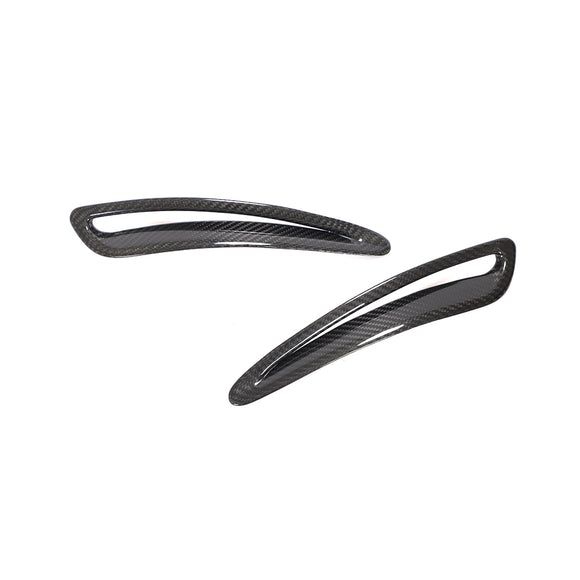 Dry Carbon Fiber Hood Vent Trims for Toyota GR Supra A90 2019 2020