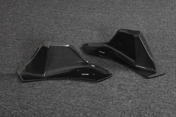 Carbon Fiber Rear Bumper Splitters For Toyota Supra A90 MK5 GR Coupe
