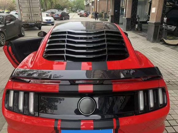 Carbon Fiber Rear Trunk Spoiler For Ford Mustang Coupe V3 | V6 V8 GT Shelby GT350R EcoBoost