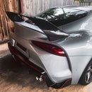 Carbon Fiber Rear Spoiler V2 for Toyota Supra A90 2019-2021-3