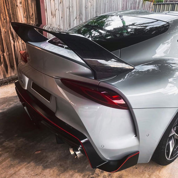Carbon Fiber Rear Spoiler V2 for Toyota Supra A90 2019-2021