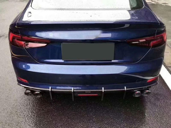 Carbon Fiber Rear Diffuser V2 for Audi b9 A5 S5 17-19