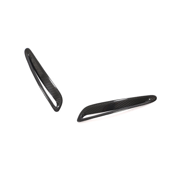 Dry Carbon Fiber Hood Vent Trims for Toyota GR Supra A90 2019 2020