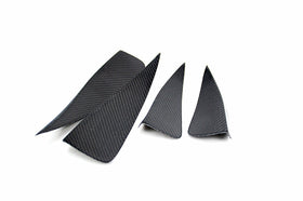Carbon Fiber Front Bumper Canards for Audi Facelift A3 S-LINE S3 Sedan 4-Door 2017-2019