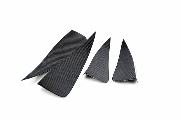 Carbon Fiber Front Bumper Canards for Audi Facelift A3 S-LINE S3 Sedan 4-Door 2017-2019