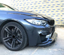 Carbon Fiber 2pc Front Lip for BMW F80 M3 F82 F83 M4 2014-2017-5