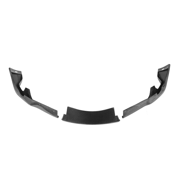 Carbon Fiber 3PCS Front Lip For Toyota GR Supra A90 2020-2024