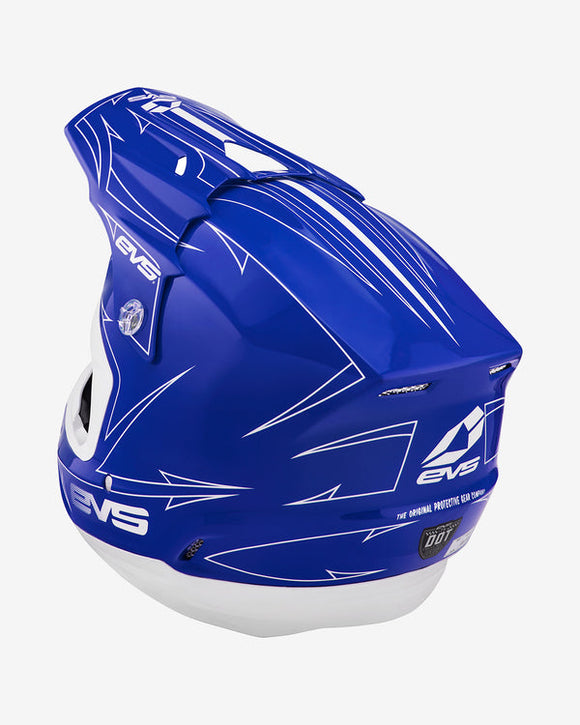 EVS T5 Pinner Helmet Blue White - Small