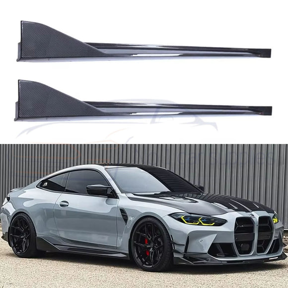 Dry Carbon Fiber Side Skirts For M3 G80 2021 2022