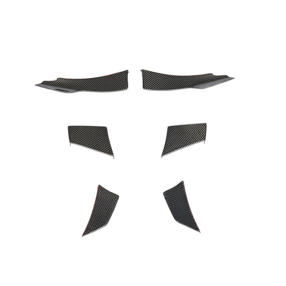 Carbon Fiber Front Bumper Canards for BMW F80 M3 F82 F83 M4 14-19