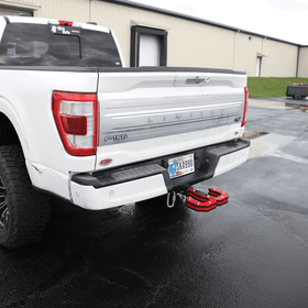 Hulk 2.0 16K Tow Hook 2" Shank Black/Red with GH-099 Pin & GH-011 Clip