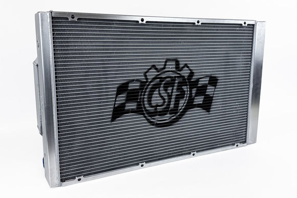 CSF Motorsport Radiator with Shroud - 14in SPAL Brushless Fans - Harnesses