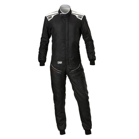 OMP TECNICA SUPERLIGHT OVERALL SFI BLACK / SILVER SZ 58
