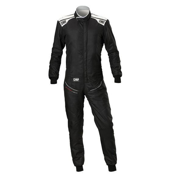 OMP TECNICA SUPERLIGHT OVERALL SFI BLACK / SILVER SZ 60