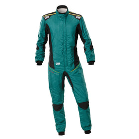 OMP TECNICA SUPERLIGHT OVERALL SFI GREEN SZ 54