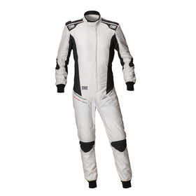 OMP TECNICA SUPERLIGHT OVERALL SFI WHITE / ANTHRACITE SZ 50
