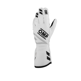 OMP ONE EVO FX GLOVES FIA 8856-2018 WHITE SIZE M