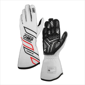 OMP ONE-S GLOVES my2025 FIA 8856-2018 WHITE SZ XL