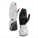 OMP TECNICA GLOVES FIA 8856-2018 WHITE / ANTHRACITE SZ S-1