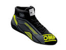 OMP OMP SPORT SHOES FIA 8856-2018 BLACK / FLUO YELLOW SZ 46-1